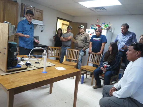 Dine technology training session