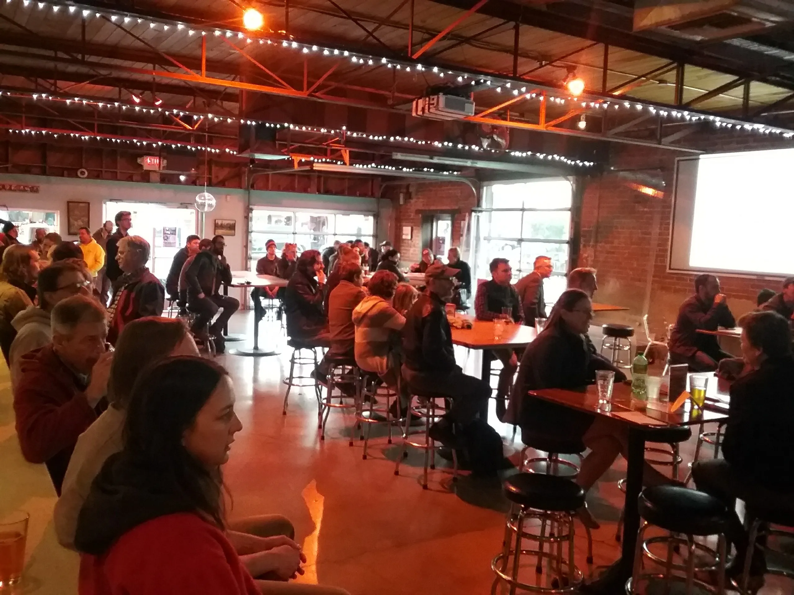 A view of the audience attending Greg Barron-Gafford's Energy Talk